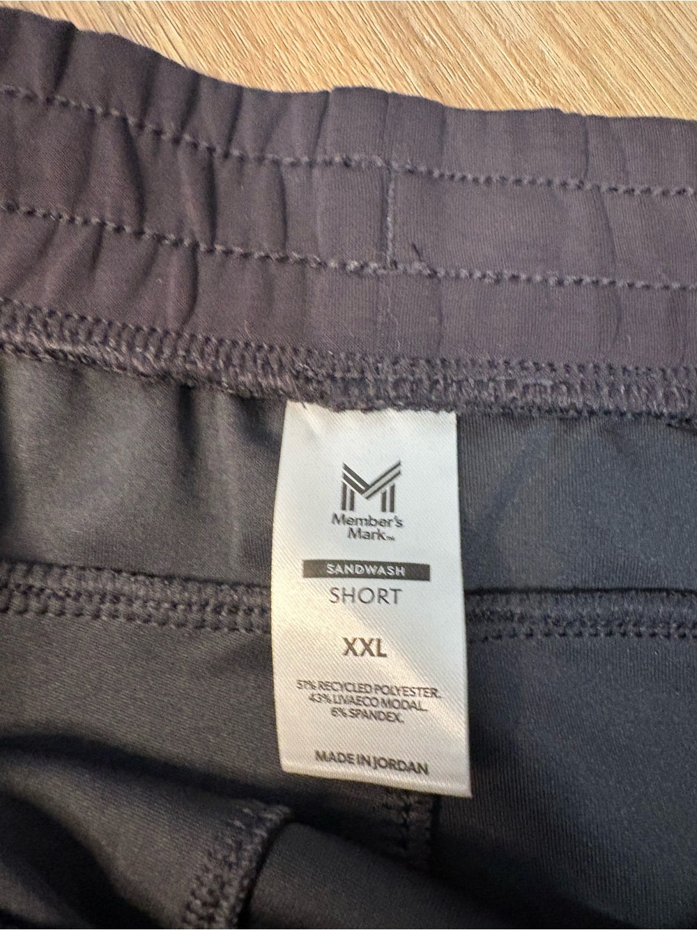 Members Mark Women’s Sand Wash Shorts NWT Size XXL Gray Drawstring Lounge Casual - Picture 3 of 7